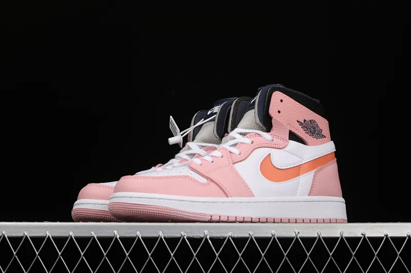 All categories Air Jordan Jordan series basketball shoes Air Jordan 1 High G version Air Jordan 1 Zoom Air CMFT AJ1 Joe 1 pink glaze Sakura pink high-top basketball shoes CT0979-601